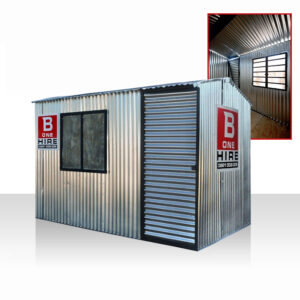 2.1m x 3.2m site office shed