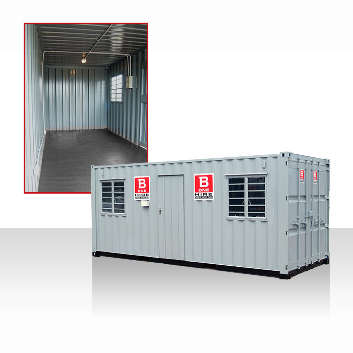 6m Site Office Container | Container Hire & Rental | 1 6m Site Office Container