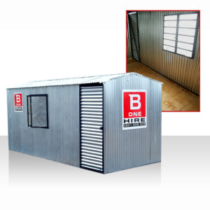 2.1m x 4.8m site office shed