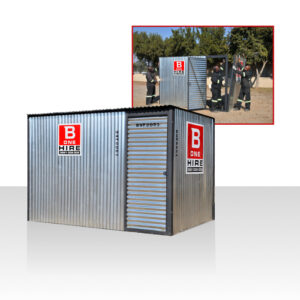 Flat Roof breakdown shed 2.1m x 3.2m